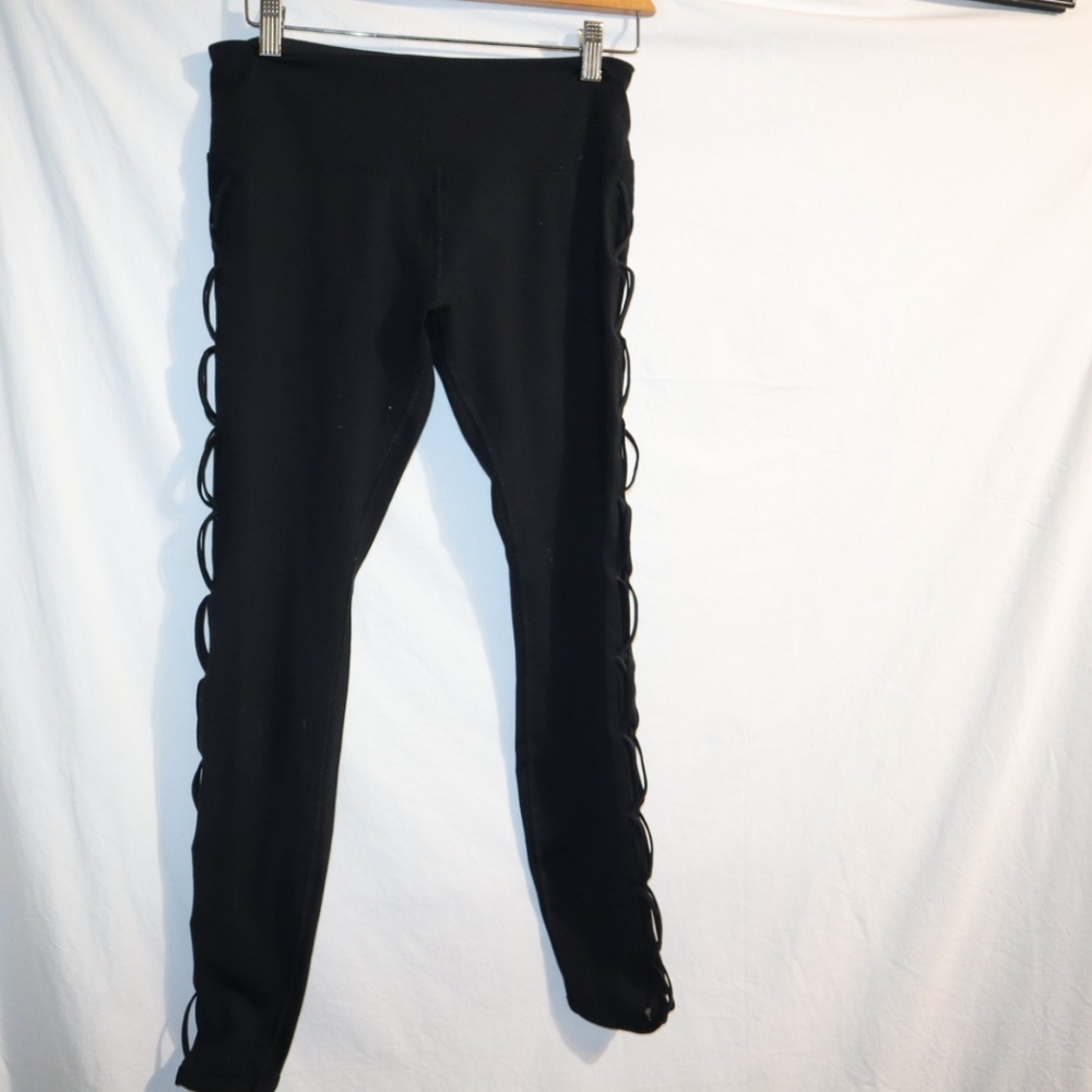 Lorna Jane Black Leggings Interlaced - Picture 4 of 13